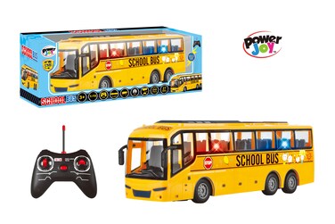 Power Joy Remote Control School Bus with Lights