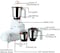 Nikai 750W 3 in-1 Blender, 1.5L Jar, 18000 RPM Turbo Motor, Durable ABS Body, Stainless Steel Blade &amp; Jars, 3 Speeds + Pulse, Perfect for Dry &amp; Wet Fine Grinding, Mixing &amp; Juicing Made in India -NB894