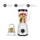نيكاي خلاط 2 في 1، وعاء بلاستيك غير قابل للكسر + مطحنة واحدة، سرعتان، وظيفة النبض، شفرة من الستانلس 4 قطع، أجزاء قابلة للفك لسهولة التنظيف، مثالي للخلط والطحن 1.5 لتر 600 واط NB2511AX أبيض