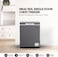 Nikai 150L Gross/98L Net Capacity, Single Door Chest Freezer with Storage Basket, High Energy Efficiency Cooling System, Adjustable Temperature, Silent Operation - NCF150N7S, Silver