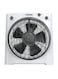 Nikai 12&rdquo; Box Fan With Timer, 5 PP Blades, 3 Speeds, Rotating Grill, 60-Min Timer, Energy-Efficient, Child Safe Personal Desk Fan, Ideal For Office, And Home NF755N2 Grey