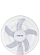 Nikai 16 Inch Wall Fan With Remote, T Class Copper Motor, 5 AS Knife Blades - 120&deg; Grill, 3 Speed Control, 7.5 Hours Timer, Energy-Efficient, Ideal For Office, And Home 45W NWF1636RT1 White