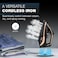 Nikai Cordless Steam Iron   2600W   Powerful Burst Steam   Quick Garment Refreshing   Adjustable Thermostat   Overheat Protection   LED Light &amp; Temperature Display- NSI456C1