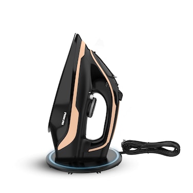 Nikai Cordless Steam Iron   2600W   Powerful Burst Steam   Quick Garment Refreshing   Adjustable Thermostat   Overheat Protection   LED Light &amp; Temperature Display- NSI456C1
