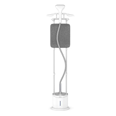 Nikai Garment Steamer 2000W, 10 Steam Levels, 55 Min Continues Steam, 2L Tank, 2-in-1 Double Aluminium Extendable Poles &amp; Ironing Board, Thermostat Protection, Suit Hanger, 45 Sec Preheat - NGS892AB