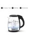 Nikai Compact, Cordless Electric Glass Kettle Boiler, Automatic Shut Off, Boil Dry Protection, LED Indicator, Integrated Filter, 360&deg; Rotating Base, For Home And Office Use 1.7L 2200W NK313G Glass