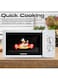 Nikai 23 Liter Microwave Oven, 800 Watts, 5 Power Levels including Defrost, 35 Mins Cooking Timer, Pull Handle Door, Manual 23L 800W NMO2309MWZ Black