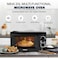 Nikai Microwave Oven With Defrost Function, 5 Power Levels, 0-35 Mins Timer, Cooking End Singnal, Manual Control, Convenient Pull Hand Door 20L 700W NMO616N1 Black