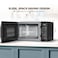 Nikai 700W 20L Microwave Oven, Digital Touch Control, 11 Power Levels &amp; 6 Auto Menus, Touch Control Panel, 99 min Timer Convenient Pull Hand Door - NMO2110DB (Black)