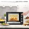 Nikai Electric Oven, Adjustable Temperature, 4 Stages Heating, 120Min Timer With Bell, High-Efficiency S.S. Heating, Rotisserie &amp; Convection, Inside Light, 65L 2200W NT6500SRC2 Black