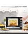 Nikai Electric Oven, Adjustable Temperature, 4 Stages Heating, 120Min Timer With Bell, High-Efficiency S.S. Heating, Rotisserie &amp; Convection, Inside Light, 65L 2200W NT6500SRC2 Black