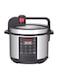 Nikai 6 Liter Digital Electric Multi-Pressure Cooker, Aluminum Cooking Pot With Nonstick Coating, Keep Warm Function 6L 1000W NEP682DX Silver