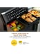 NIKAI 2 In 1 Digital Air Fryer 10L Capacity, Touch Control, 11 Cook Functions, 3100W, Frying, Grilling, Roasting, Baking, &amp; Toasting, 10 L 3100 W NAF1099D Black
