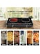 Nikai Double Burner Infrared Cooker With Touch Control, Overheat Protection, LED Display, 6 Preset Cooking Options, Timer, 3400W - NIC303A Silver