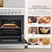 Nikai 60x60 Electric VTC Ceramic Cooker, Rapid Cooking, Double Glass Oven, Digital Programmer, Auto Cooling Fan, Thermostatic Control, Earthquake Chain, Turnspit, Made in Turkey - TFC14N5X