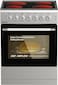 Nikai 60x60 Electric VTC Ceramic Cooker, Rapid Cooking, Double Glass Oven, Digital Programmer, Auto Cooling Fan, Thermostatic Control, Earthquake Chain, Turnspit, Made in Turkey - TFC14N5X