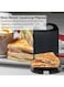 Nikai 4-Slice Sandwich Maker And Toaster Combo, With Non-Stick Coating, Grill Plate, And Locking Mechanism, And Ready Cook Indicator Lights For Quick And Easy Dishes 1200W NGT928A1 Black
