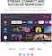 Nikai 70 Inch TV Ultra Slim 4K UHD Smart LED TV, Android 13, Built-In Wi-Fi &amp;amp; Smart Apps - Youtube &amp;amp; Shahid, Powerfull A55 Quad Core Processor - UHD70SLEDT, 2023