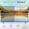 Nikai 50&quot; Ultra HD 4K Smart LED TV, Android 13, Built-in WiFi, 60Hz Refresh Rate, Quad-Core Processor, 3 HDMI Ports, 2 USB Ports, Slim Frame - UHD5010SLED
