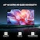 Nikai 60 Inch 4K QLED Ultra HD Smart Google TV, Hands Free Voice Control,
Game Master, Dolby Vision + Atmos, 4K HDR10+, 
Effortless Connectivity with Android &amp;amp; Apple devices - NPROG60QLED
