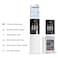 Nikai Top Loading Water Dispenser with 3 Tap Design Hot, Cool, Normal Water, Compressor Cooling, 16L Refrigerator Stainless Steel Tank, Low Noise, Anti-Bacterial Design, Anti-Spill - NWD1400R