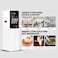 Nikai Top Loading Water Dispenser with 3 Tap Design Hot, Cool, Normal Water, Compressor Cooling, 16L Cabinet, Stainless Steel Tank, Low Noise, Anti-Bacterial Design, Anti-Spill - NWD1400C (White)
