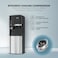 Nikai Bottom Loading Water Dispenser - 2-Tap, Stainless Steel Tanks, Child Lock, Cup Holder,- NWD5000BSS, Steel/Black
