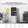 Nikai Bottom Loading Water Dispenser - 2-Tap, Stainless Steel Tanks, Child Lock, Cup Holder,- NWD5000BSS, Steel/Black