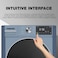 Nikai 8KG 1400 RPM Front Load Washer with 16 Programs, Energy Saving BLDC Inverter Motor, Steam Wash,Fully Automatic Washing Machine, LED Display, Child Lock, One Touch Function - NWM801FIB, Silver