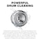 Nikai 8KG 1400 RPM Front Load Washer with 16 Programs, Energy Saving BLDC Inverter Motor, Steam Wash,Fully Automatic Washing Machine, LED Display, Child Lock, One Touch Function - NWM801FIB, Silver