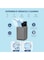 Nikai 7Kg Fully Automatic Top Loading Washing Machine with Anti-Wrinkle Body, Child Lock, Power Off Memory, Silent Operation, Stainless Steel Drum, High-Quality Universal Motor NWM800TN10P Grey