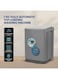 Nikai 7Kg Fully Automatic Top Loading Washing Machine with Anti-Wrinkle Body, Child Lock, Power Off Memory, Silent Operation, Stainless Steel Drum, High-Quality Universal Motor NWM800TN10P Grey