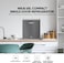 Nikai 65L Gross/42L Net, Compact Single Door Mini Refrigerator, Portable Small Size Fridge, Toughened Glass Shelves, Vegetable Crisper, Bottle Storage Racks, For Home, Office, Bedroom NRF65N6S Silver