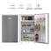 Nikai 130L Gross/90L Net, Single Door Mini Refrigerator, Chiller &amp; Veg. Compartment, 2 Glass Shelves &amp; Bottle Storage Racks, Compact Small Size Beverage Fridge, For Home, Office, Bedroom - NRF130SS1