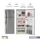 Nikai 425L Gross/254L Net, Double Door Top Mount Refrigerator, NO FROST Fridge, Glass Shelves, R600A Refrigerant, Best for Home &amp; Office, 10 Years Inverter Compressor Warranty, NRF425FSS
