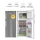 Nikai Double Door Top Mount Refrigerator, 320L Gross/240L Net, 2 Glass Shelves &amp; Bottle Storage Racks,
Power Saving R600A Gas, CFC Free, Silent Operation Best for Home, Office &ndash; NRF320DN5S Silver