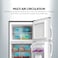 Nikai Double Door Top Mount Refrigerator, 320L Gross/240L Net, 2 Glass Shelves &amp; Bottle Storage Racks,
Power Saving R600A Gas, CFC Free, Silent Operation Best for Home, Office &ndash; NRF320DN5S Silver