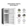 Nikai 450L Gross/311 Net, Double Door Refrigerator, with Vegetable Crisper &amp; Adjustable Glass Shelves, Convenient Defrosting and Temperature Control, For Kitchen, Bedroom, Office &amp; Hotels NRF450DN5S