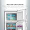 Nikai 450L Gross/311 Net, Double Door Refrigerator, with Vegetable Crisper &amp; Adjustable Glass Shelves, Convenient Defrosting and Temperature Control, For Kitchen, Bedroom, Office &amp; Hotels NRF450DN5S
