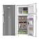 Nikai 450L Gross/311 Net, Double Door Refrigerator, with Vegetable Crisper &amp; Adjustable Glass Shelves, Convenient Defrosting and Temperature Control, For Kitchen, Bedroom, Office &amp; Hotels NRF450DN5S