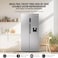 Nikai Side By Side Double Door Refrigerator, 750L Gross/410L Net, With Energy Efficient Inverter Compressor
Temp Display Mirror, High Efficient Defrosting, Steel Finish Body - NRF750SBD5