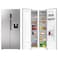 Nikai Side By Side Double Door Refrigerator, 750L Gross/410L Net, With Energy Efficient Inverter Compressor
Temp Display Mirror, High Efficient Defrosting, Steel Finish Body - NRF750SBD5