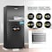 Nikai Double Door No Frost Top Mount Refrigerator, 600L Gross &amp; 413L Net, Digital Display, Silent &amp; Energy Efficient, Inverter Compressor Big Fridge, Frost-Free, Best for Home &amp; Kitchen - NRF601FSSINV