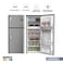 Nikai 300L Gross/233L Net, Double Door Refrigerator, Top Mount Frost Free Freezer, Glass Shelves, CFC Free, Ideal for Home, Office &amp; Restaurant, 10 Year Compressor Warranty, NRF300FSS