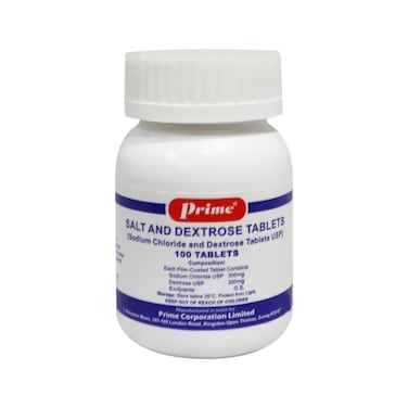 Prime Salt and Dextrose Tablets 100's