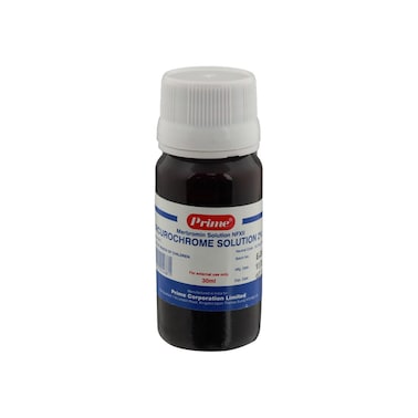 Prime Mercurochrome Solution 2% For Fungal Skin Infections 30ml