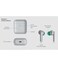 Engage In Digital LifeStyle PODS E92 Bluetooth Earbuds, 600mAh Charging Case Capacity, Bluetooth 5.3 Connectivity, Ergonomic Design, Touch Control, IPX5 Rated Protection, Gray
