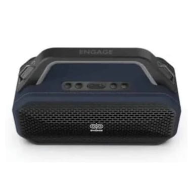 Engage 502 Portable Speaker, 100W (2x 50W) Sound Output, 70Hz-20KHz Frequency Response, 4.5&Prime; Woofer &amp; 1&Prime; Tweeter Dual Speaker System, Bluetooth 5.3 Connectivity, 4000mAh Battery, Black