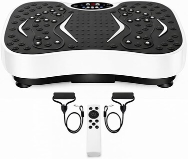 Vibration Plate Exercise Machine &ndash; Whole Body Fitness Platform for Weight Loss, Recovery &amp; Circulation   Home Workout Trainer with LED Display &amp; Remote   330lbs Capacity