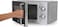 Hoover 20L Manual Control Microwave Oven - &lrm;HMW-M20-S, 700W Power, Simple Control Dial, Full Glass Door with Handle, Black